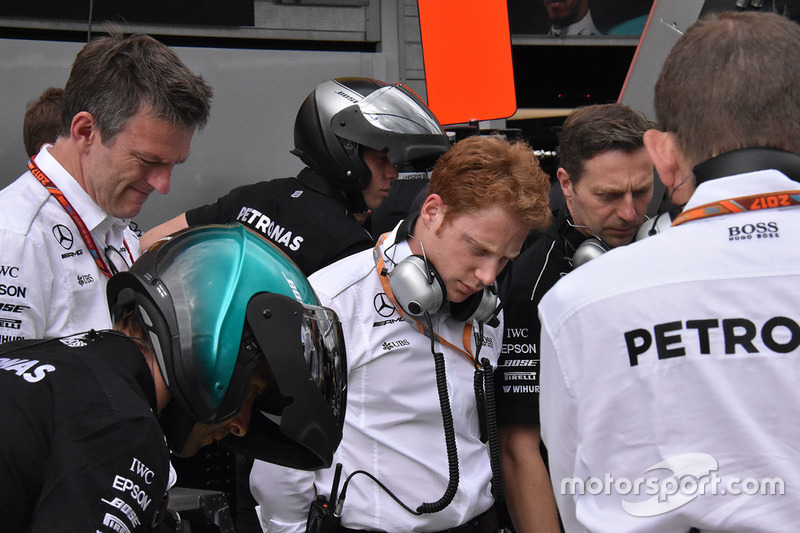 Mercedes AMG F1 team members