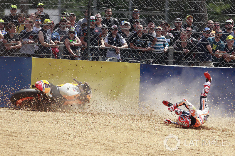 Chute de Marc Marquez, Repsol Honda Team