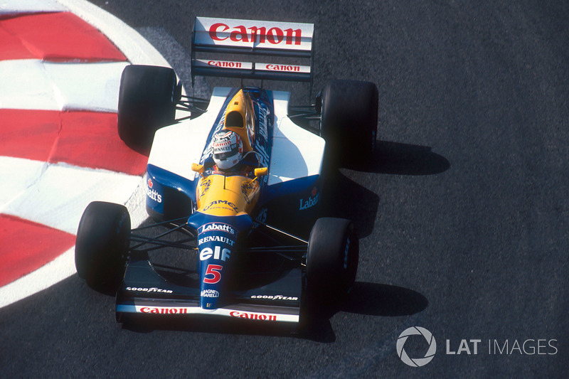 8. El Williams FW14B de Fórmula 1