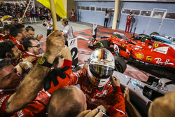 Sebastian Vettel, Ferrari, ganador