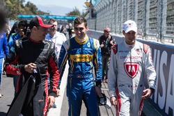 Sébastien Buemi, Renault e.Dams, Loic Duval, Dragon Racing y Stéphane Sarrazin, Venturi