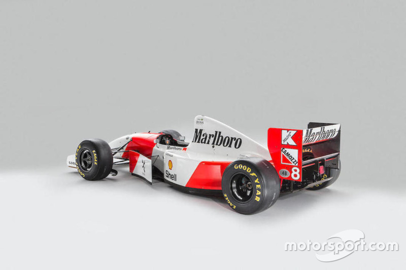 El McLaren-Cosworth Ford MP4/8A de Ayrton Senna