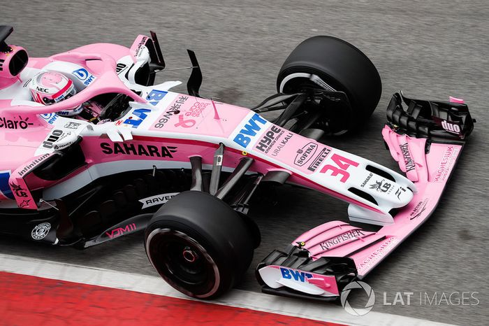 Nikita Mazepin, Force India VJM11, entra a pits
