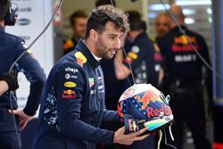 Daniel Ricciardo, Red Bull Racing con su casco