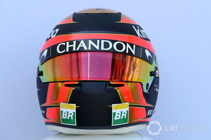 Casco de Stoffel Vandoorne, McLaren