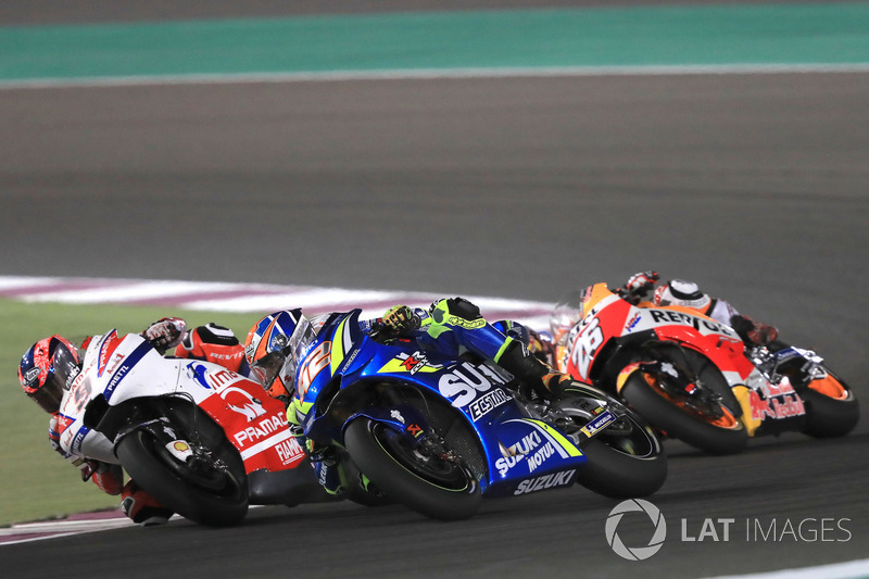 Alex Rins, Team Suzuki MotoGP, Danilo Petrucci, Pramac Racing, Dani Pedrosa, Repsol Honda Team