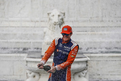 Ryan Hunter-Reay, Andretti Autosport Honda, Scott Dixon, Chip Ganassi Racing Honda, Alexander Rossi,