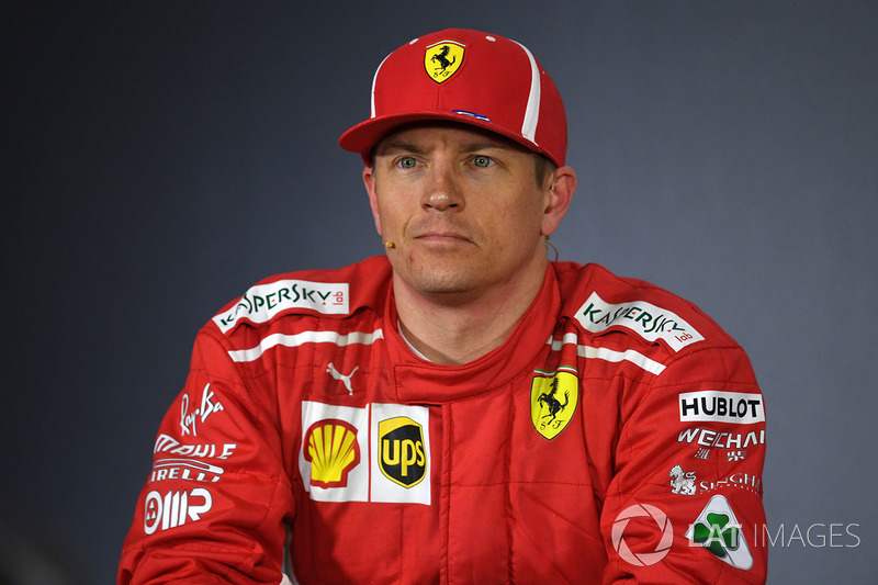 Kimi Raikkonen, Ferrari lors de la conférence de presse