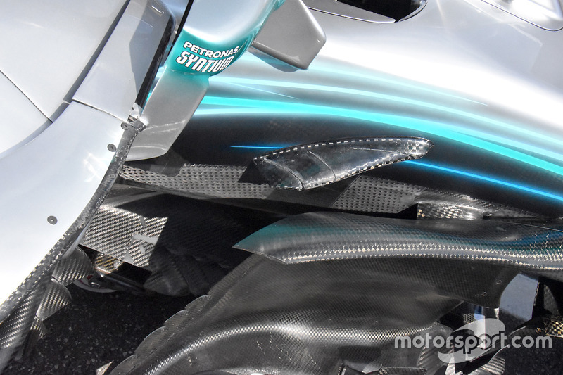 Mercedes AMG F1 W09, részlet