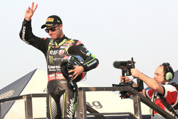 Podium: Race winner Jonathan Rea, Kawasaki Racing