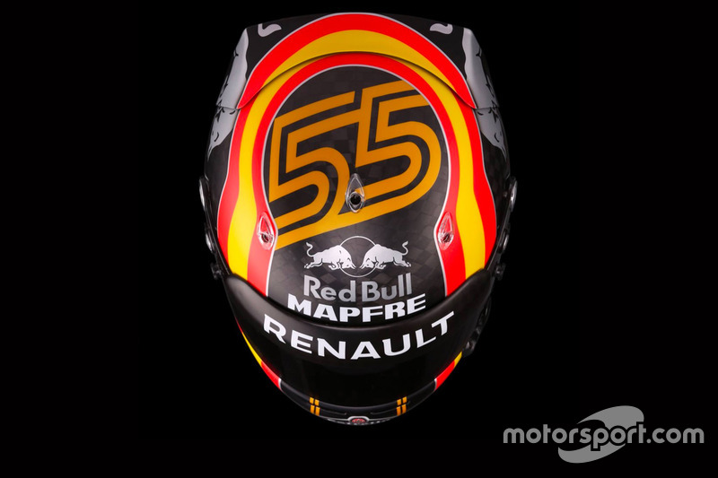 Helm von Carlos Sainz Jr., Renault Sport F1 Team