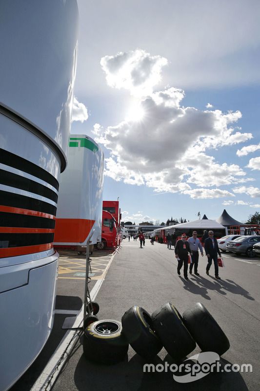 Pneumatici Pirelli nel paddock