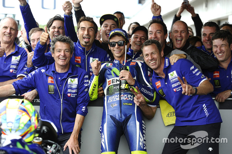 Third place Valentino Rossi, Yamaha Factory Racing