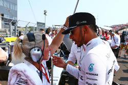 Lewis Hamilton, Mercedes AMG F1 on the grid