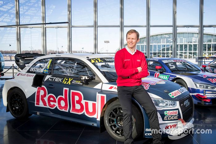 Mattias Ekström con su EKS Audi S1 quattro WRX