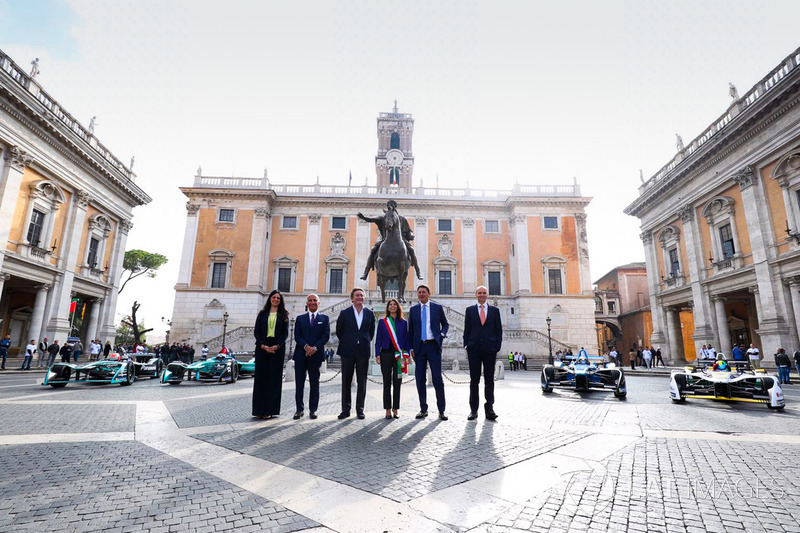 La presentazione della Formula E a Roma