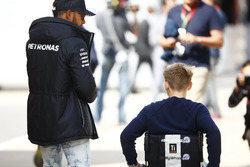 Billy Monger, Lewis Hamilton, Mercedes AMG F1