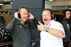 Jonathan Neale, McLaren Managing Director and Zak Brown, McLaren Executive Director