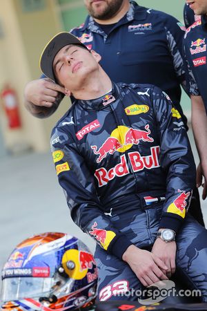 Max Verstappen, Red Bull Racing at a team photograph