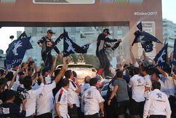 Ganadores Stéphane Peterhansel, Jean-Paul Cottret, Peugeot Sport