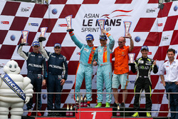 Podium LMP3: winners #1 Win Motorsport Ligier JSP3: William Lok, Davide Rizzo, second place #27 Infinity Race Engineering ADESS 03: James Winslow, Neale Munston , third place #99 TKS Ginetta LMP3: Shinyo Sano