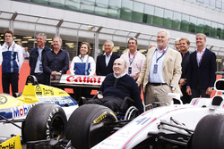 Paul di Resta, Jason Plato, Martin Brundle, Claire Williams, Riccardo Patrese, Sir Frank Williams, Nigel Mansell, Keke Rosberg, Patrick Head, Damon Hill, Nico Rosberg, David Coulthard