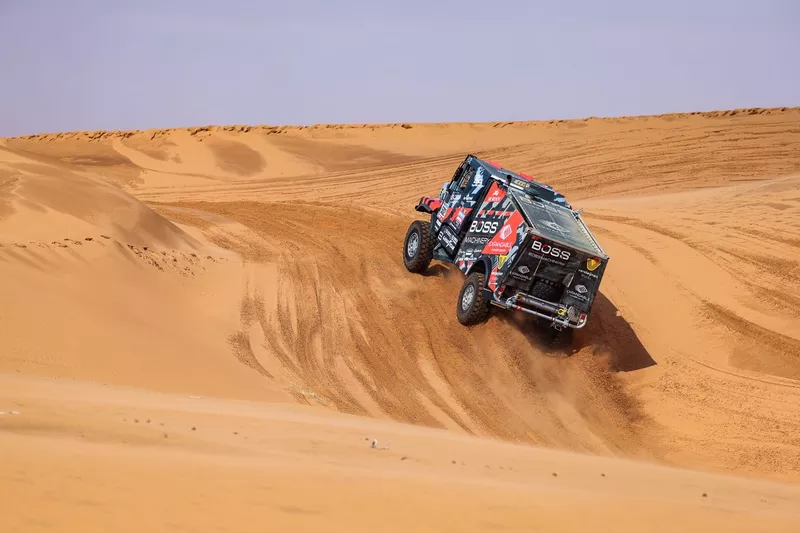 #502 Boss Machinery Team De Rooy Iveco: Janus van Kasteren, Darek Rodewald, Marcel Snijders