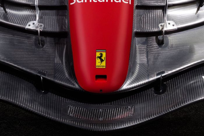 Ferrari SF-23. detalle alerón delantero