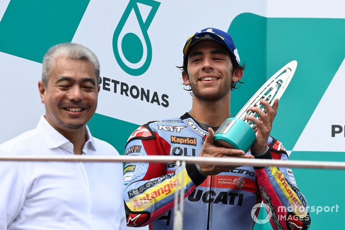 Podio: segundo lugar Enea Bastianini, Gresini Racing