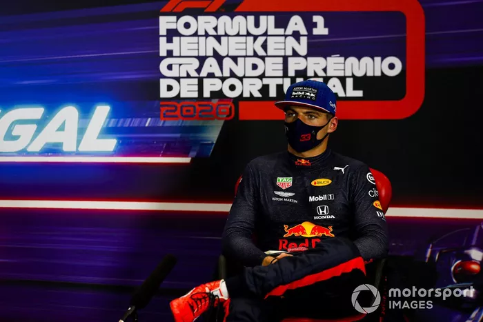Max Verstappen, Red Bull Racing, en la conferencia de prensa