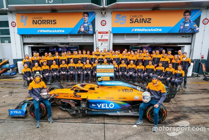 McLaren Racing shows support of World Mental Health Day with Mind