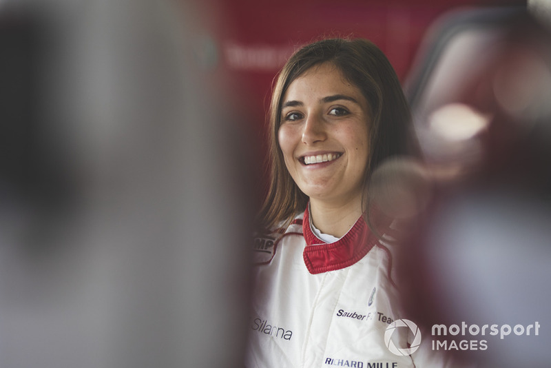 Tatiana Calderón, Sauber piloto de prueba
