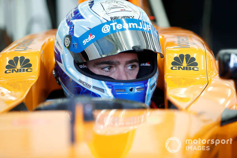 Jimmie Johnson en el McLaren