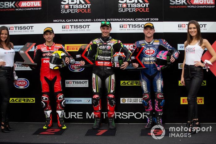 Alvaro Bautista, Aruba.it Racing-Ducati Team, Jonathan Rea, Kawasaki Racing Team, Alex Lowes, Pata Yamaha