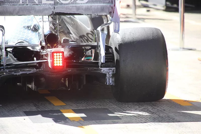Mercedes F1 W11 diffuser detail