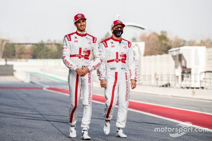 Antonio Giovinazzi, Alfa Romeo Racing C41, Kimi Raikkonen, Alfa Romeo Racing C41