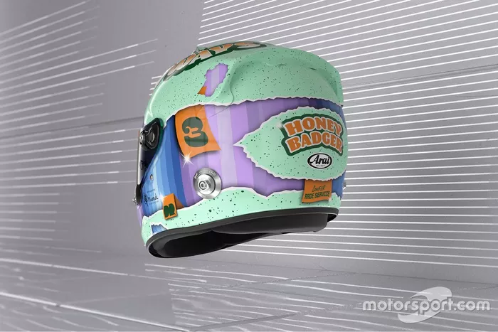 Casco de Daniel Ricciardo, McLaren