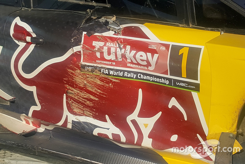 El coche de Sébastien Ogier, Julien Ingrassia, Ford Fiesta WRC, M-Sport