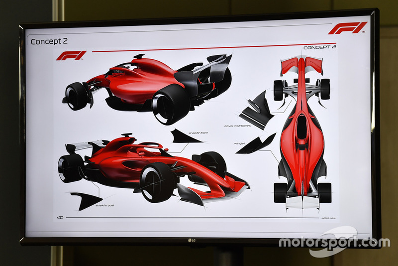 Boceto del F1 2021
