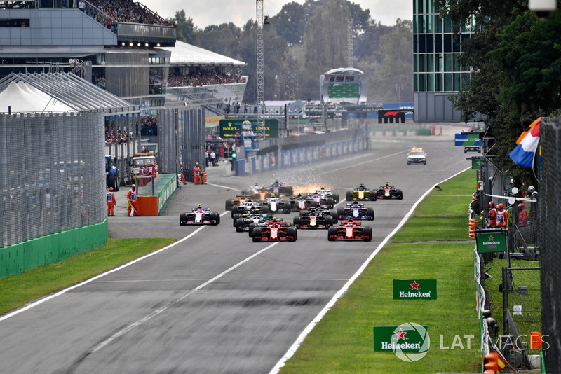GP Italia - Brendon Hartley/Marcus Ericsson/Stoffel Vandoorne (balapan)