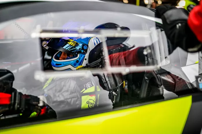 #46 Team WRT, Audi R8 LMS Evo II: Frédéric Vervisch, Valentino Rossi