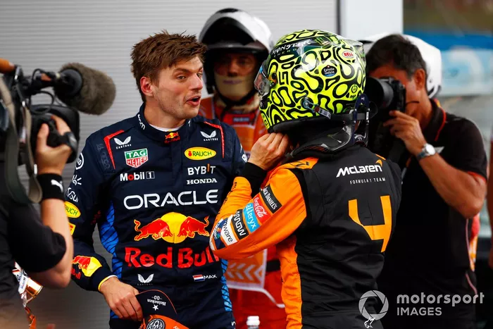 Max Verstappen, Red Bull Racing, Lando Norris, McLaren F1 Team