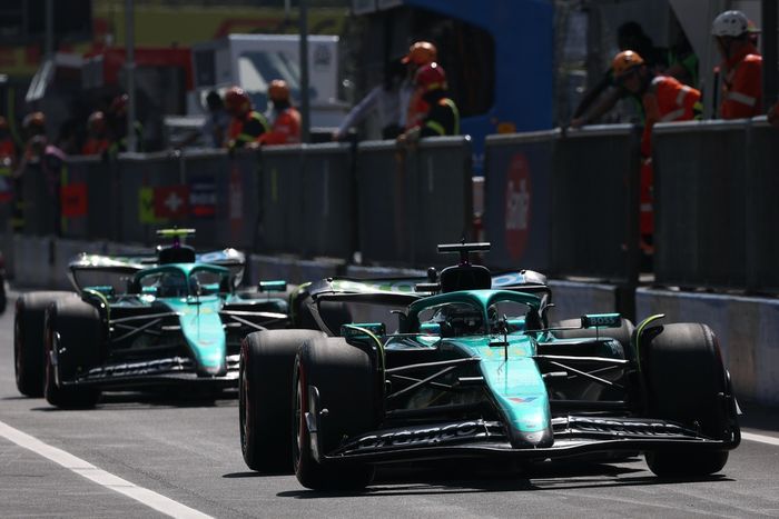 Lance Stroll, Aston Martin Racing, Fernando Alonso, Aston Martin Racing