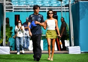 Alex Albon, Williams and Lily Muni He