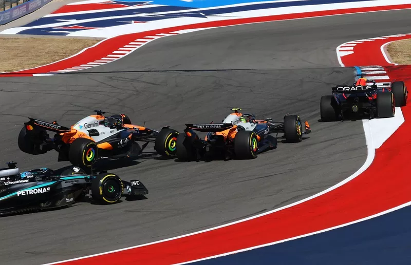 Lando Norris, McLaren, Oscar Piastri, accident McLaren