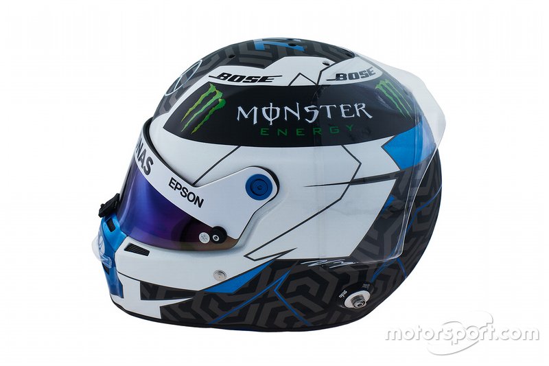 Valtteri Bottas helmet, Mercedes-AMG Petronas