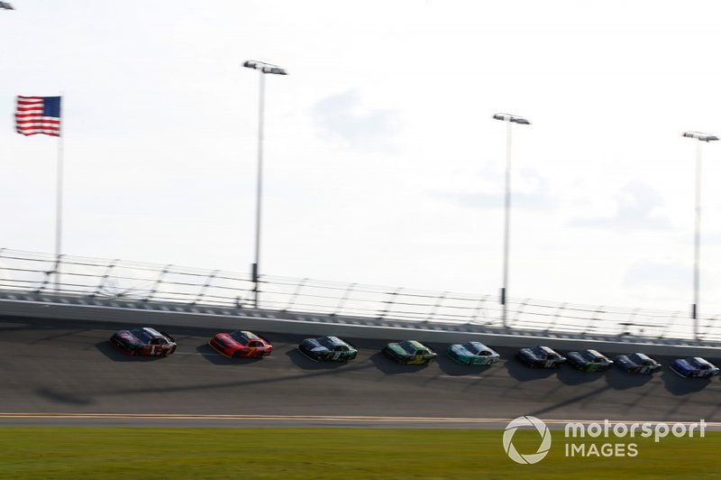 Michael Annett, JR Motorsports, Chevrolet Camaro Chevrolet Pilot Flying J / American Heart Association Justin Allgaier, JR Motorsports, Chevrolet Camaro BRANDT Professional Agriculture Brandon Jones, Joe Gibbs Racing, Toyota Supra Juniper TBA, RSS Racing, Chevrolet Camaro RSS Racing Larry's Hard Lemonade