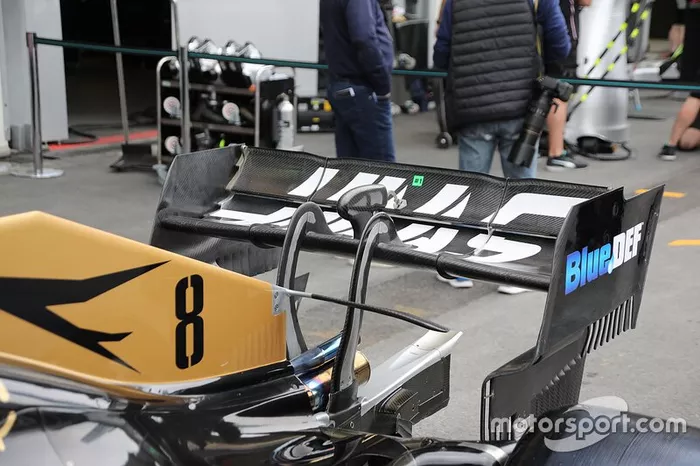 Detalle técnico del equipo Haas F1 Team