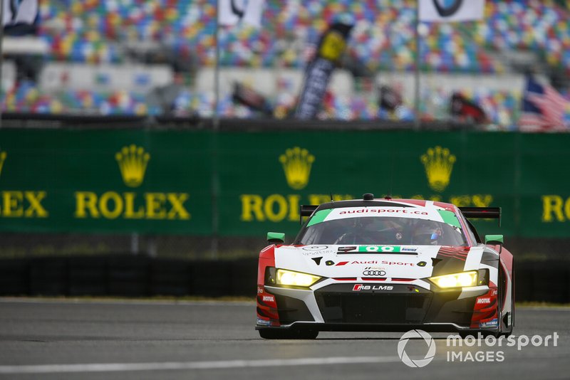 #88 WRT Speedstar Audi Sport Audi R8 LMS GT3, GTD: Frederic Vervisch, Kelvin van der Linde, Ian James, Roman DeAngelis