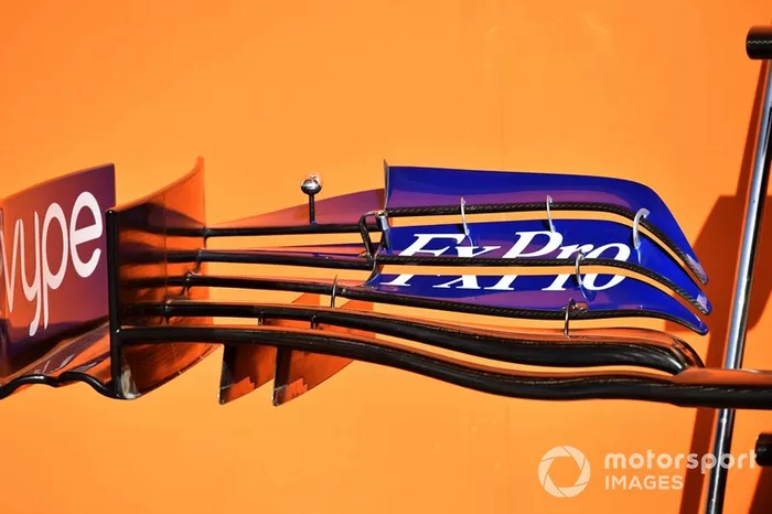 Alerón delantero del McLaren MCL34